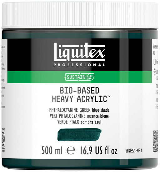 Acrylique bio hv - 16oz - vert phtalocyanine nuance bleue - s1