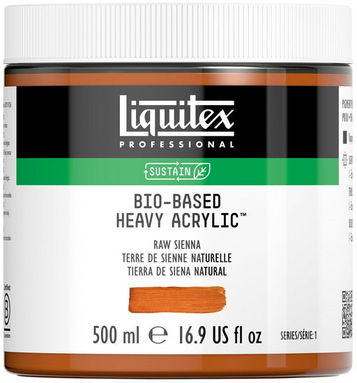 Acrylique bio hv - 16oz - terre de sienne naturelle - s1