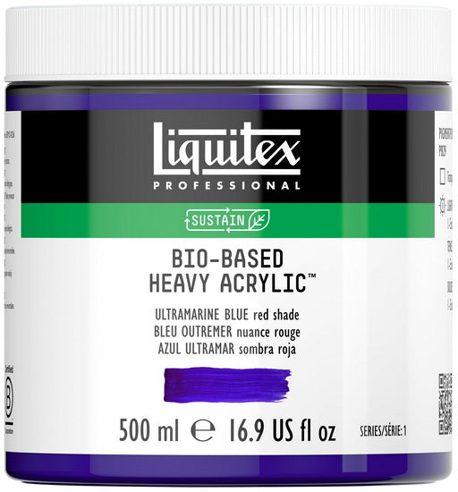 Acrylique bio hv - 16oz - bleu outremer nuance rouge - s1