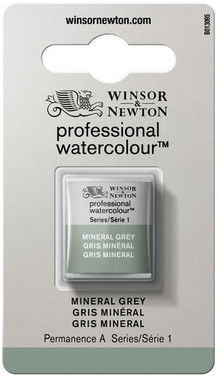 Aquarelle demi-godet - gris minéral - s1