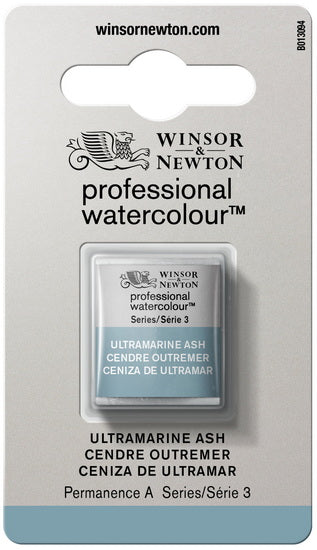 Aquarelle demi-godet - cendre outremer - s3
