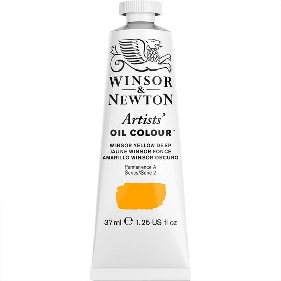 Huile artists' - jaune winsor fonce - 37 milliliter