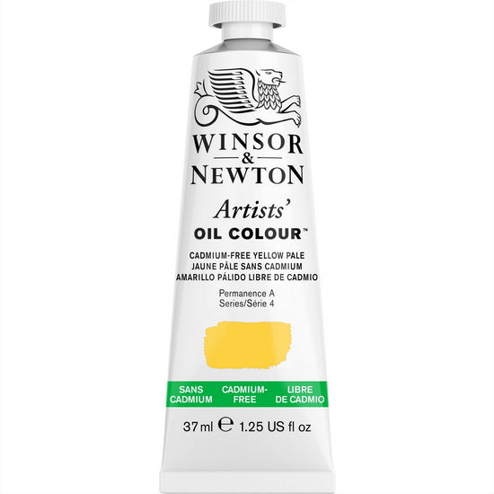 Huile artiste - 37ml - jaune pâle sans cadmium - s4