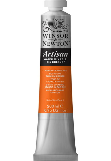 Huile artisan - 200ml - nuance orange de cadmium - s1