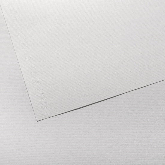 Feuille papier - ingres - 50x65cm - blanc