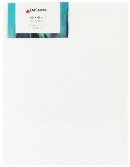 Toile régulière 1.6 cm  - 12 x 16 po 190g/6.7oz
