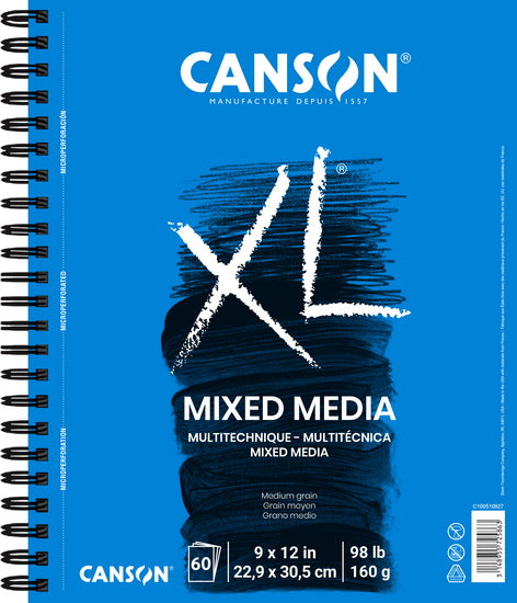 Mix media sketchbook - xl - 98lb - 9x12in (60s)