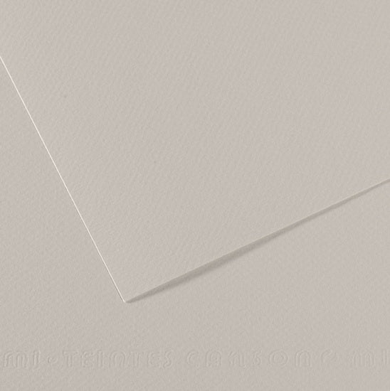 Colored paper - 160gsm - mi-teintes - 50x60cm - pearl gray