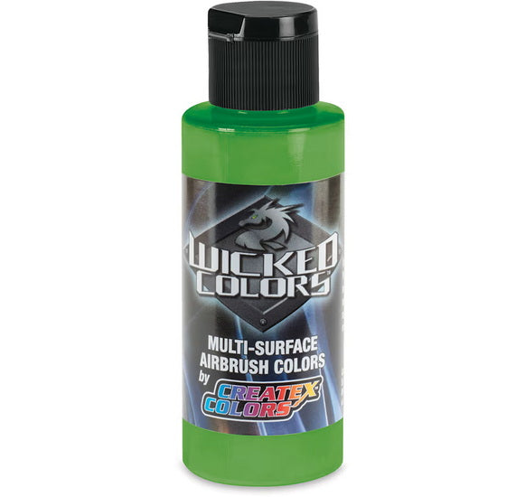 Couleurs pour aérographe wicked vert fluorescent- 59ml