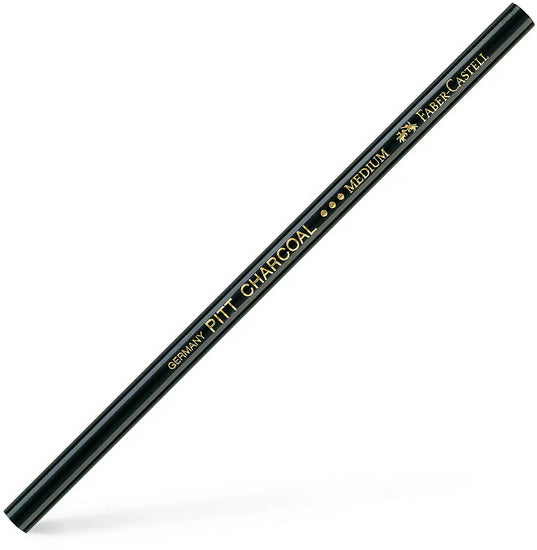 Crayon fusain pitt mi-tendre noir