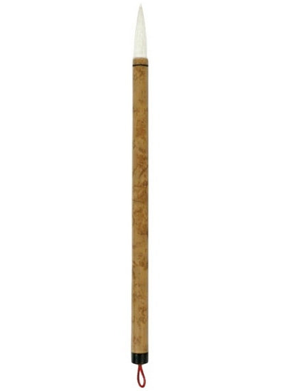 Bamboo paintbrush with white goat bristles - #2 CENTIMETER