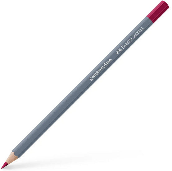 Crayon aquarellable goldfaber aqua carmin permanent