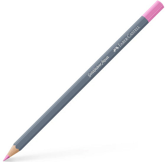 Crayon aquarellable goldfaber aqua magenta clair