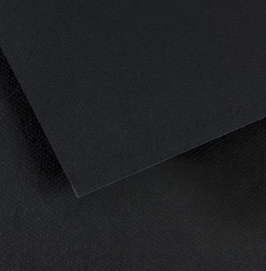 Colored paper - 160gsm - mi-teintes - 50x60cm - black