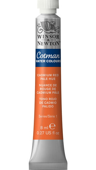 Cotman watercolour - 8ml - cadmium red pale hue - s1