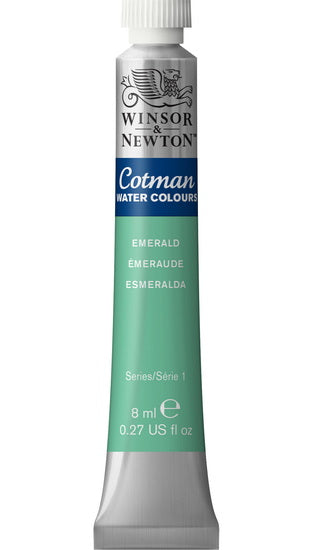 Aquarelle cotman - 8ml - émeraude - s1