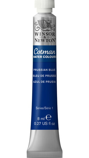Aquarelle cotman - 8ml - bleu de prusse - s1