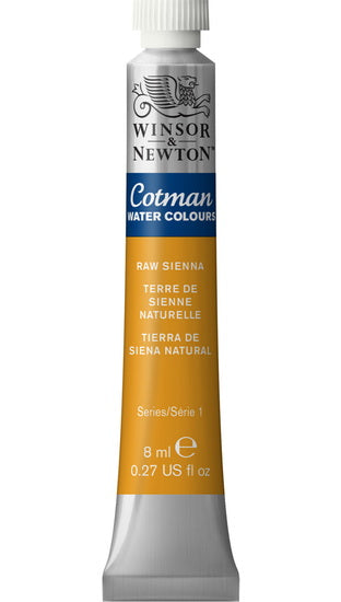 Aquarelle cotman - 8ml - terre de sienne naturelle - s1
