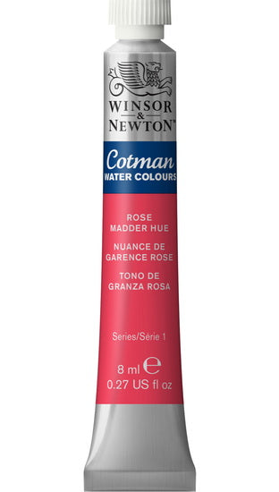Aquarelle cotman - 8ml - nuance de garance rose - s1