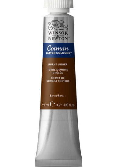 Aquarelle cotman - 21ml - terre d'ombre brûlée - s1