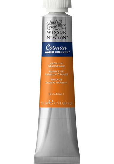 Aquarelle cotman - 21ml - nuance orange de cadmium - s1