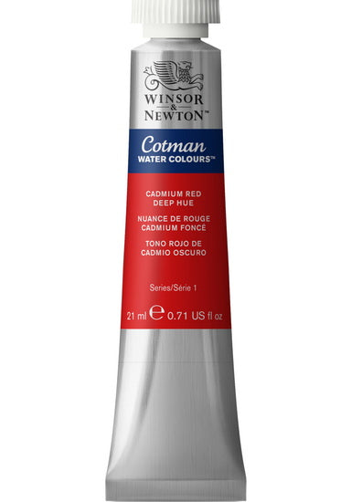 Aquarelle cotman - 21ml - nuance rouge de cadmium foncé - s1