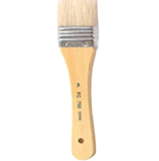 Oil brush (White bristles) - #3 CENTIMETER