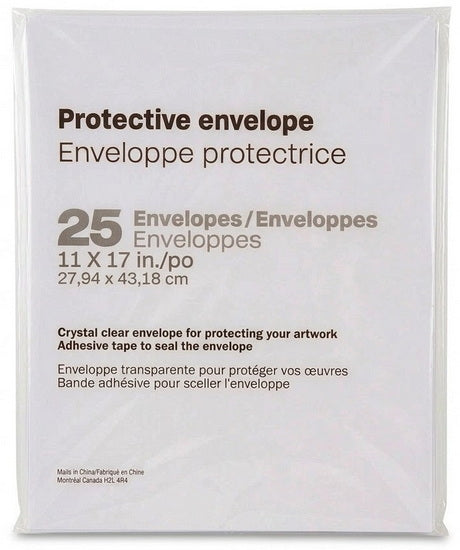 Ens. 25 enveloppes protectrices - 11x17 po