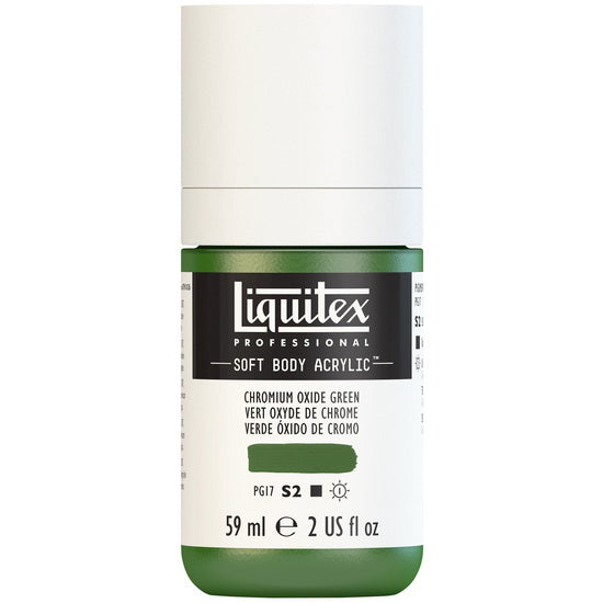 Soft body acrylic - 2oz - chromium oxide green - s2
