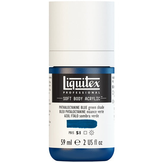 Acrylique sb - 2oz - bleu phtalocyanine nuance verte - s1