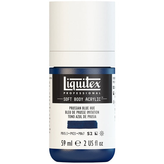 Soft body acrylic - 2oz - prussian blue hue - s2