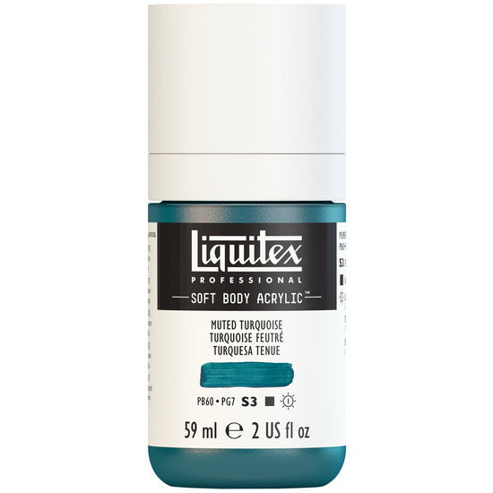 Acrylique sb - 2oz - turquoise feutré - s3