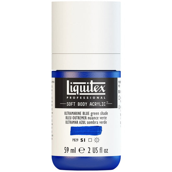 Acrylique sb - 2oz - bleu outremer nuance verte - s1