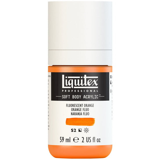 Acrylique sb - 2oz - orange fluorescent - s2