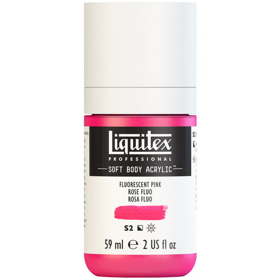 Acrylique sb - 2oz - rose fluorescent - s2