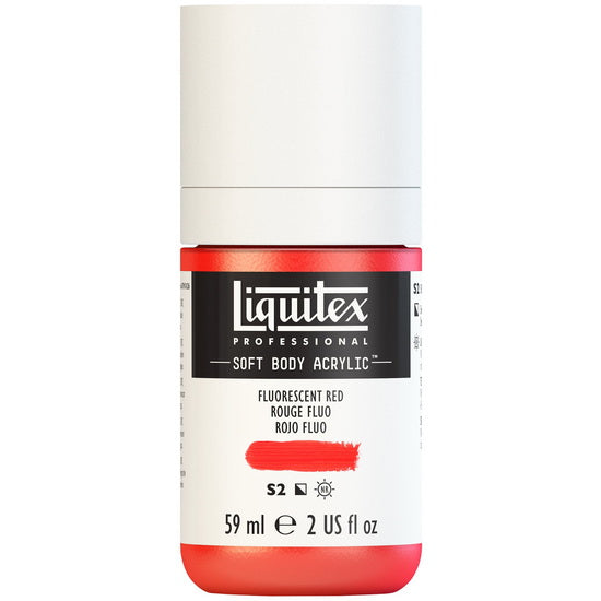 Acrylique sb - 2oz - rouge fluorescent - s2