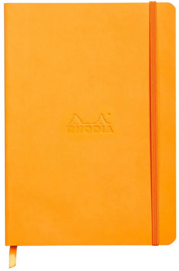 CARNET À COUVERTURE SOUPLE A5 Orange pointille