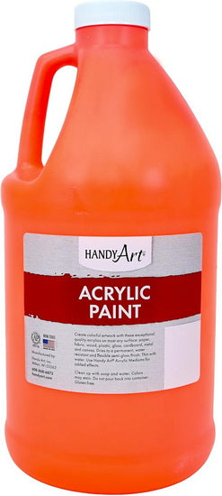 Student-Grade Acrylic - Fluorescent Orange