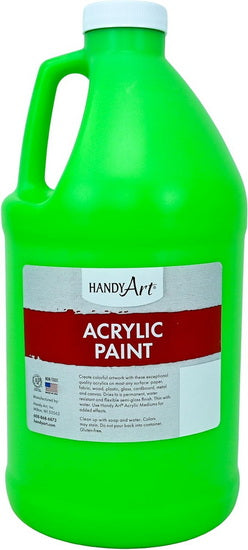 Acrylique qualité étude - vert fluorescent