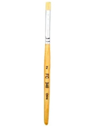 Hog bristles paintbrush - #2 CENTIMETER