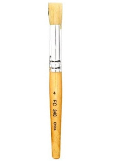 Hog bristles paintbrush - #4 CENTIMETER