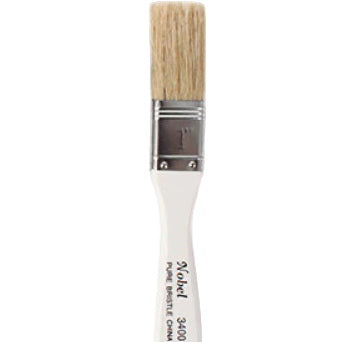 Flat hod bristles paintbrush 1"