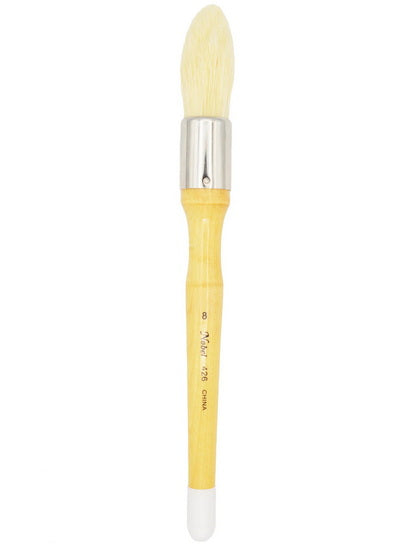 Paintbrush with hog bristles - #8