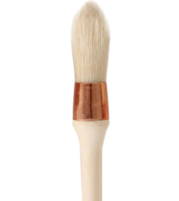 Paintbrush with hog bristles - #6