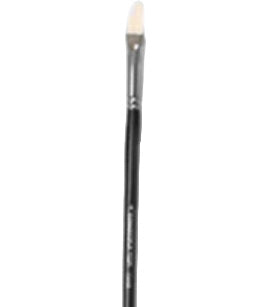 Oval Paintbrush with Hog's Hair Bristles - #6 CENTIMETER