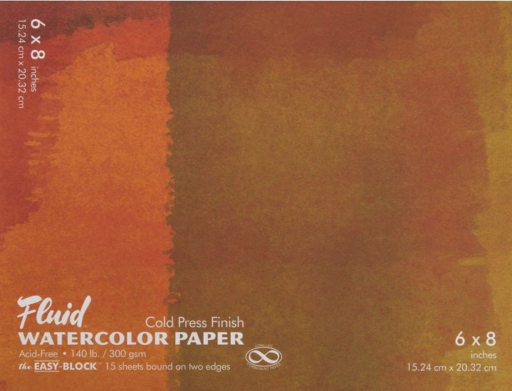 Watercolor pad - cp - 140lb - 6x8in (15s)