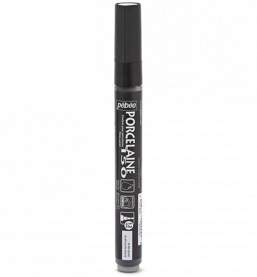 Porcelain marker - porcelaine 150 - 1.2mm - anthracite black