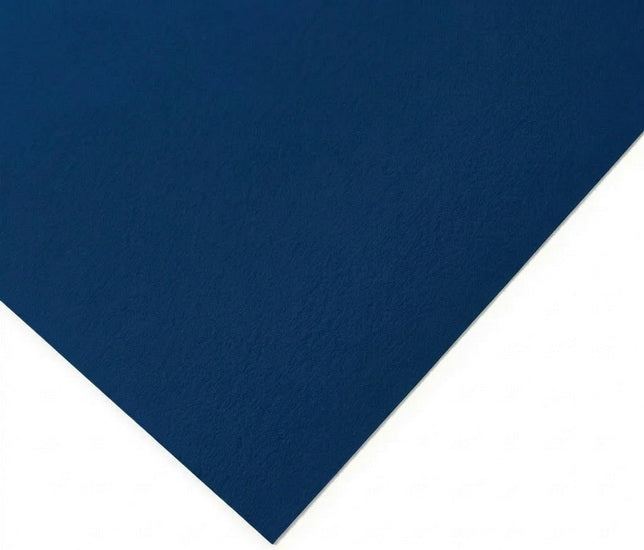 Carton coeur blanc  bleu royal 32x40po