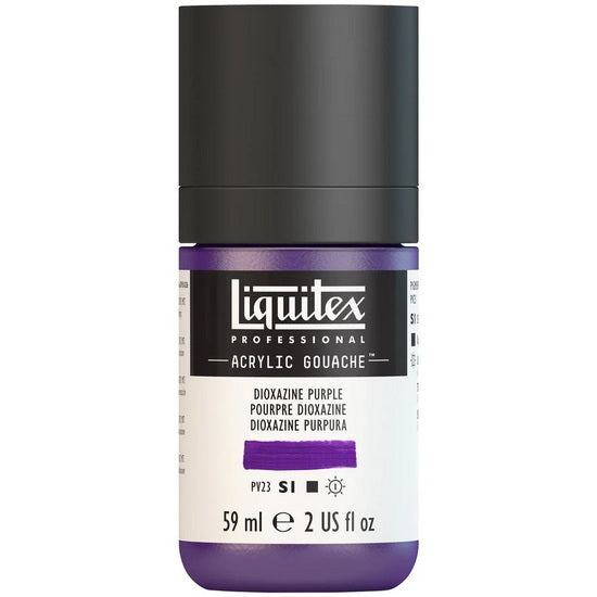 Gouache acrylique - 2oz - pourpre dioxazine - s1