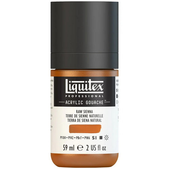 Acrylic gouache - 2oz - raw sienna - s1